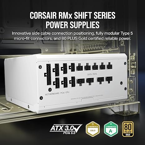 Corsair RM1200X Gold Fully Modular PSU White Corsair RM1200X Gold Fully Modular PSU White